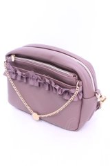 m petit by misako / ポーチ付きショルダーバッグ  濃紫 O-25-11-14-1013-LO-BG-OW-ZT-K023