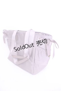 画像2: 【SALE】m petit by misako / サイドリボン付きトートバッグ  ブラウン O-25-11-14-1016-LO-BG-OW-ZT-K026