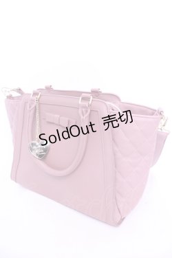 画像1: 【SALE】m petit by misako / サンリオキャラクターズ チャーム付き 2way バッグ  ピンク O-25-11-14-1018-LO-ZA-OW-ZT-K023