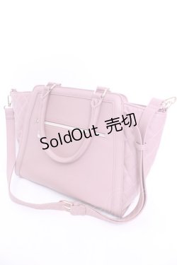 画像2: 【SALE】m petit by misako / サンリオキャラクターズ チャーム付き 2way バッグ  ピンク O-25-11-14-1018-LO-ZA-OW-ZT-K023