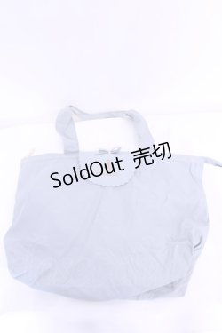 画像1: m petit by misako / エコバッグ  サックス O-25-11-14-1019-LO-BG-OW-ZT1116D