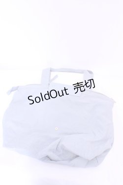 画像2: m petit by misako / エコバッグ  サックス O-25-11-14-1019-LO-BG-OW-ZT1116D