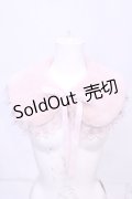 m petit by misako / ファーつけ襟  ピンク O-25-11-14-1026-LO-ZA-OW-OS