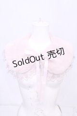 m petit by misako / ファーつけ襟  ピンク O-25-11-14-1026-LO-ZA-OW-OS