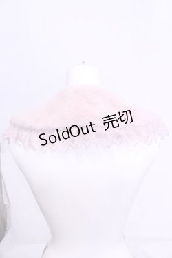 画像2: m petit by misako / ファーつけ襟  ピンク O-25-11-14-1026-LO-ZA-OW-OS