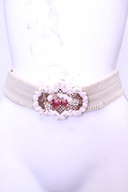 画像2: axes femme POETIQUE / ガトー・フレーズゴムベルト  ピンク O-25-11-14-1029-AX-ZA-OW-OS