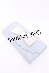 m petit by misako / サンリオキャラクターズコラボ シナモロール 長財布  サックス O-25-11-14-1004-LO-ZA-OW-OS