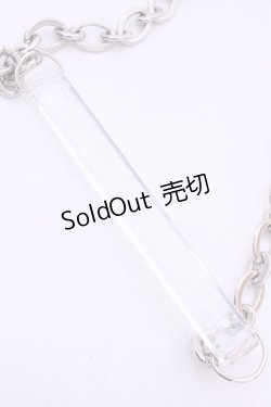 画像2: 【SALE】pays des fees  / Morse code necklace  クリア O-25-11-14-1032-PU-AC-OW-ZT323
