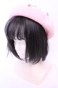 axes femme POETIQUE / リボンパールサマーベレー  ピンク O-25-11-14-1034-AX-AC-OW-OS