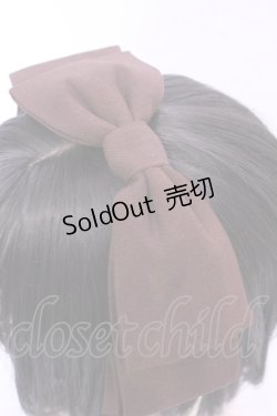 画像2: axes femme kawaii / 斜めリボンカチューシャ  ブラウン O-25-11-14-1038-AX-AC-OW-ZT271