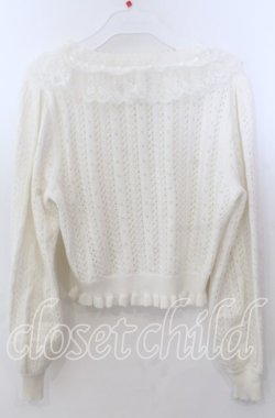 画像3: Amavel / ロマンティックレースすかし編みカーディガン F アイボリー O-25-11-14-058-CA-TO-OW-OS