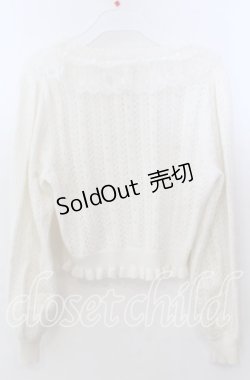 画像3: Amavel / ロマンティックレースすかし編みカーディガン F アイボリー O-25-11-14-058-CA-TO-OW-OS