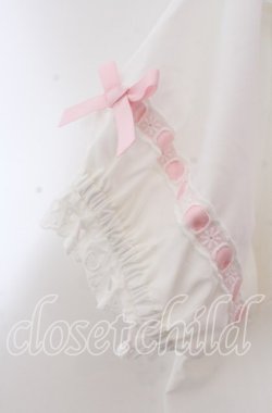 画像2: axes femme kawaii / 梯子レース半袖ブラウス M シロ O-25-11-14-059-AX-BL-OW-OS