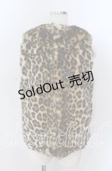 Candy Stripper / クマ耳リバーシブルベスト 2 ブラウン×ブラック O-25-11-14-061-PU-TO-OW-OS