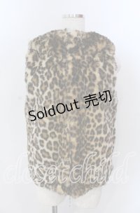 Candy Stripper / クマ耳リバーシブルベスト 2 ブラウン×ブラック O-25-11-14-061-PU-TO-OW-OS