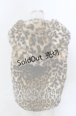 画像3: Candy Stripper / クマ耳リバーシブルベスト 2 ブラウン×ブラック O-25-11-14-061-PU-TO-OW-OS