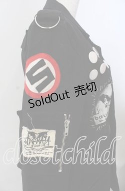 画像2: STIGMATA / ミリタリーパッチジャケット  ブラック O-25-11-14-062-GO-JA-OW-OS