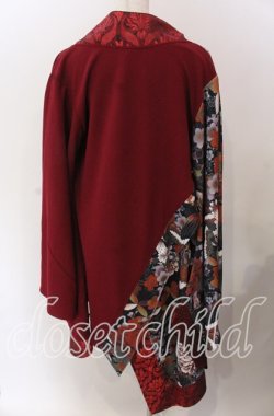 画像3: Qutie Frash / 着物カーデ  レッド O-25-11-14-063-QU-JA-OW-OS