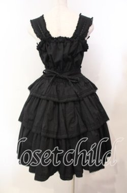 画像5: Innocent World / 3段フリルジャンパースカート  クロ O-25-11-14-005-IW-OP-OW-OS