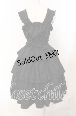 画像5: Innocent World / 3段フリルジャンパースカート  クロ O-25-11-14-005-IW-OP-OW-OS