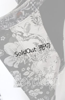 画像2: Qutie Frash / 胸開きチャイナチュニック  ブラック O-25-11-14-065-QU-OP-OW-OS