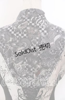 画像3: Qutie Frash / 胸開きチャイナチュニック  ブラック O-25-11-14-065-QU-OP-OW-OS