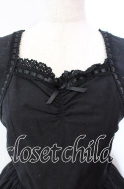 画像2: Innocent World / エンブレム刺繍ジャンパースカート  クロ O-25-11-14-006-IW-OP-OW-OS