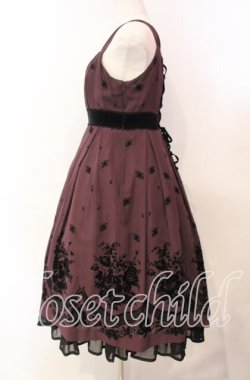 画像3: Victorian maiden / ローズフロッキーシフォンドレス  パープル O-25-11-14-007-CL-OP-OW-OS