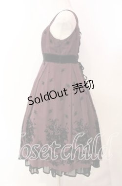 画像3: Victorian maiden / ローズフロッキーシフォンドレス  パープル O-25-11-14-007-CL-OP-OW-OS