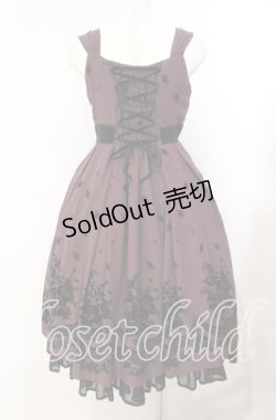 画像4: Victorian maiden / ローズフロッキーシフォンドレス  パープル O-25-11-14-007-CL-OP-OW-OS