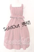 Victorian maiden / レジメンタルストライプリボンワンピース  ワイン O-25-11-14-008-CL-OP-OW-OS