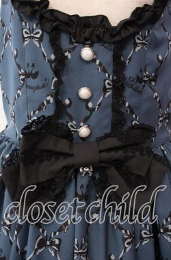 画像2: metamorphose / 【プラスサイズ】Dressy Ribbon フリルジャンパースカート 2 グリーン O-25-11-14-002-ME-OP-OW-OS