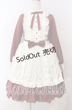 画像1: Angelic Pretty / Silky Ladyワンピース  ワイン O-25-11-14-011-AP-OP-OW-OS