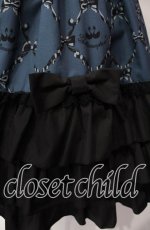 画像3: metamorphose / 【プラスサイズ】Dressy Ribbon フリルジャンパースカート 2 グリーン O-25-11-14-002-ME-OP-OW-OS (3)