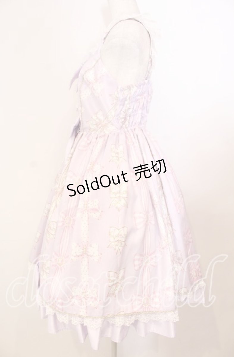 画像4: Angelic Pretty / Jewelry Ribbon Princessジャンパースカート  ラベンダー O-25-11-14-014-AP-OP-OW-OS (4)