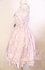 画像4: Angelic Pretty / Jewelry Ribbon Princessジャンパースカート  ラベンダー O-25-11-14-014-AP-OP-OW-OS (4)