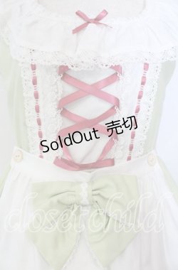 画像2: Dream Syndrome / いちごうさぎ　ジャンパースカート  グリーン O-25-11-14-015-LO-OP-OW-ZT214