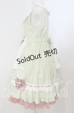 画像4: Dream Syndrome / いちごうさぎ　ジャンパースカート  グリーン O-25-11-14-015-LO-OP-OW-ZT214