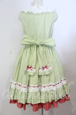 画像5: Dream Syndrome / いちごうさぎ　ジャンパースカート  グリーン O-25-11-14-015-LO-OP-OW-OS