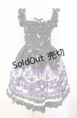 metamorphose / スワンレイクフリルジャンパースカート  クロ O-25-11-14-003-ME-OP-OW-OS