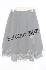 MIHO MATSUDA / ねこptスカート  クロ O-25-11-14-017-GO-SK-OW-OS