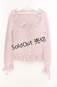 Angelic Pretty / お花モチーフカーディガン【旧タグ】  ピンク O-25-11-14-020-AP-TO-IG-OS