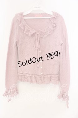 画像1: Angelic Pretty / お花モチーフカーディガン【旧タグ】  ピンク O-25-11-14-020-AP-TO-IG-OS