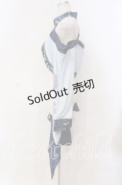 画像4: Qutie Frash / チャイナオフショル着物カーデ  ブルー O-25-11-15-027-QU-TO-OW-OS