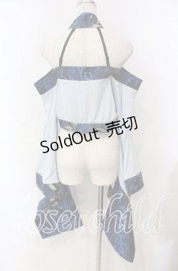 画像5: Qutie Frash / チャイナオフショル着物カーデ  ブルー O-25-11-15-027-QU-TO-OW-OS