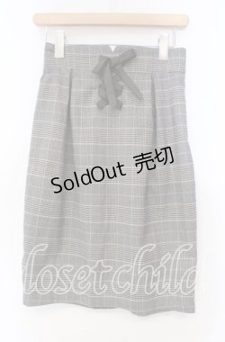 画像1: 【SALE】Fi.n.t / フロントレースアップタイトスカート  グレー O-25-11-15-031-CA-SK-IG-ZT522