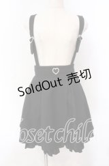 Amavel / ハートバックルツイードスカート  クロ O-25-11-15-032-CA-SK-IG-OS