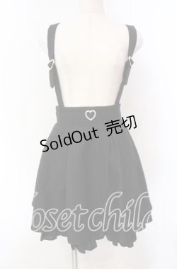 画像1: Amavel / ハートバックルツイードスカート  クロ O-25-11-15-032-CA-SK-IG-OS