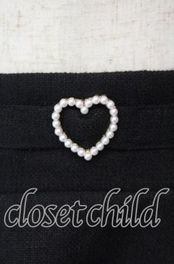 画像2: Amavel / ハートバックルツイードスカート  クロ O-25-11-15-032-CA-SK-IG-OS