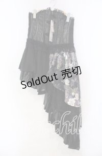 Qutie Frash / サイドロングコルセット  ブラック O-25-11-15-034-QU-SK-OW-OS